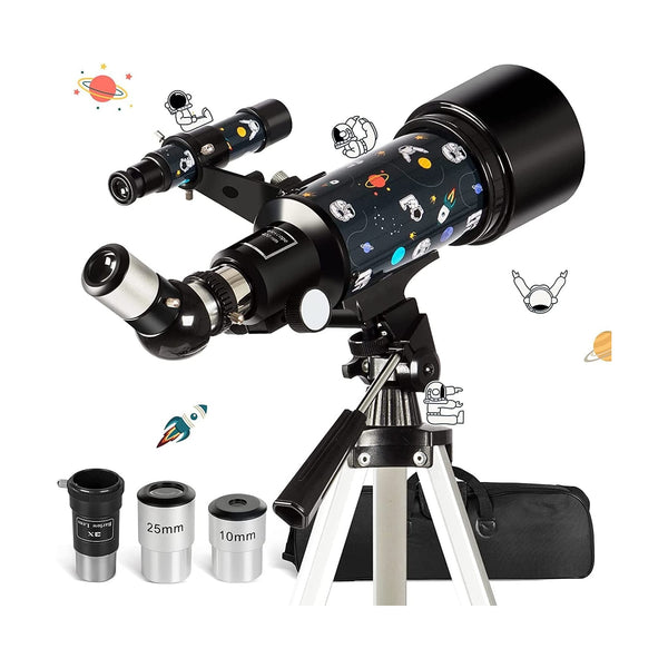 FREE SOLDIER Telescopes for Kids and Adults 70mm Aperture and 400mm Focal Length Professional Astronomy Telescope for Beginners