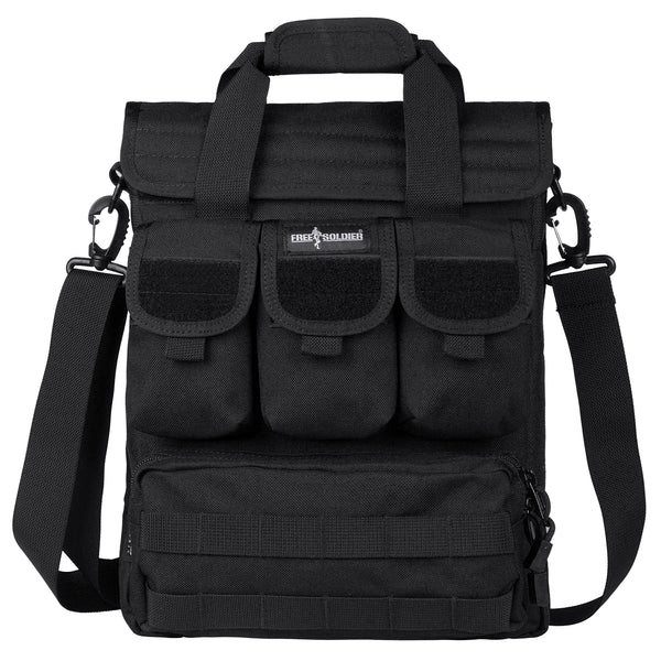 FREE SOLDIER Outdoor Sports Men's Tactical Handy Bags CORDURA Material YKK Zipper Single Shoulder Bags For Hiking Camping