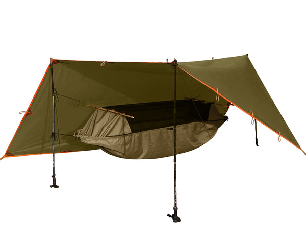 FREE SOLDIER Outdoor Sports Camping Portable Hammock Wear-Resisting Tent Set Awning