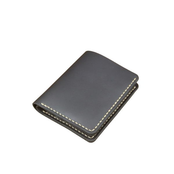 FREE SOLDIER Men's Genuine Leather Mini Wallet Pocket Wallet