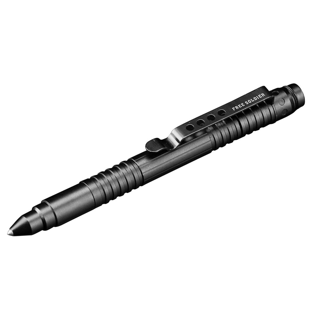 FREE SOLDIER Black Color Outdoor Sports Climbing Hiking Tactical Survival Pen for Everyday Carry