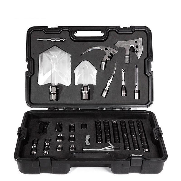FREE SOLDIER Outdoor sport camping tactical toolbox shovel multifunction tool kit shovel vehicle-mounted tools self-defense tool