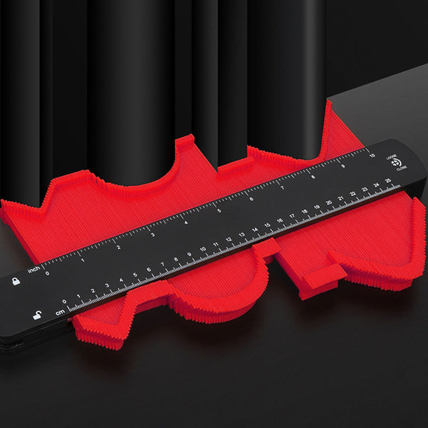 Profile Contour Gauge Line Copier Ruler Cutting Template Construction Woodworking Measuring Instrument Ceramic Tiling Tiles Tool